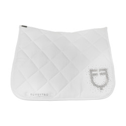 Tapis de selle dressage avec logo en strass Equestro