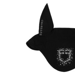 Bonnet anti-mouches avec logo en strass Equestro