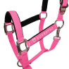 Licol nylon Shiny Fittings avec longe Equestro