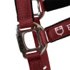 Licol nylon Shiny Fittings avec longe Equestro