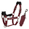 Licol nylon Fleece avec longe Equestro