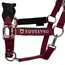 Licol nylon Fleece avec longe Equestro