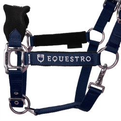 Licol nylon Fleece avec longe Equestro