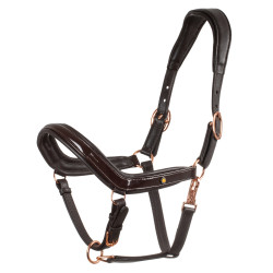 Licol en cuir Rose Gold Equestro
