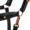 Licol en cuir Rose Gold Equestro