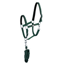 Licol nylon réfléchissant avec longe Uke