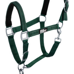 Licol nylon réfléchissant avec longe Uke