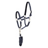 Licol nylon réfléchissant avec longe Uke