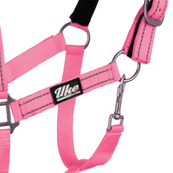 Licol nylon réfléchissant avec longe Uke