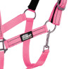 Licol nylon réfléchissant avec longe Uke