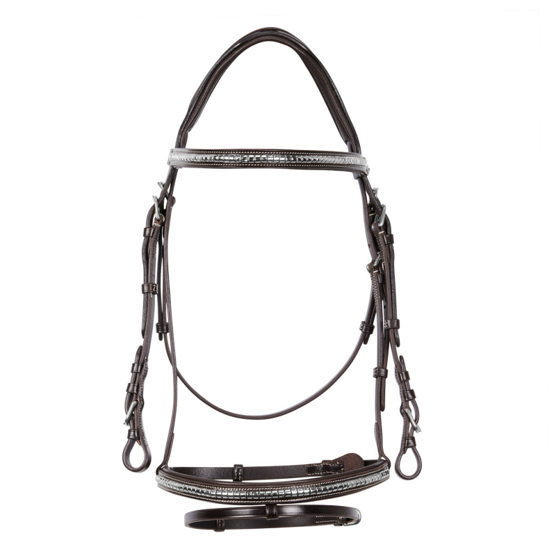 Bridon anglais en cuir Clincher Equestro