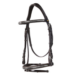 Bridon anglais en cuir Clincher Equestro