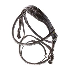 Bridon anglais en cuir clincher Equestro