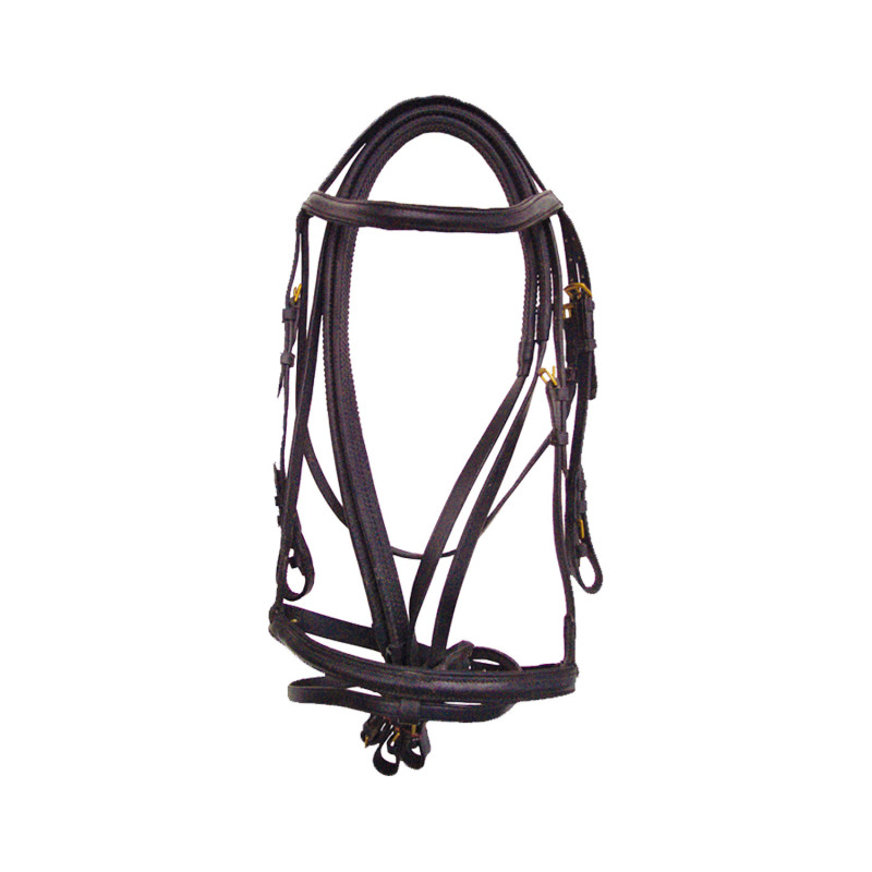 Bridon anglais en cuir Derby