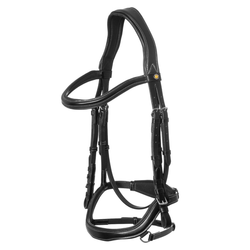 Bridon anatomique en cuir Equestro