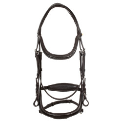 Bridon anatomique en cuir Equestro