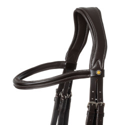 Bridon anatomique en cuir Equestro