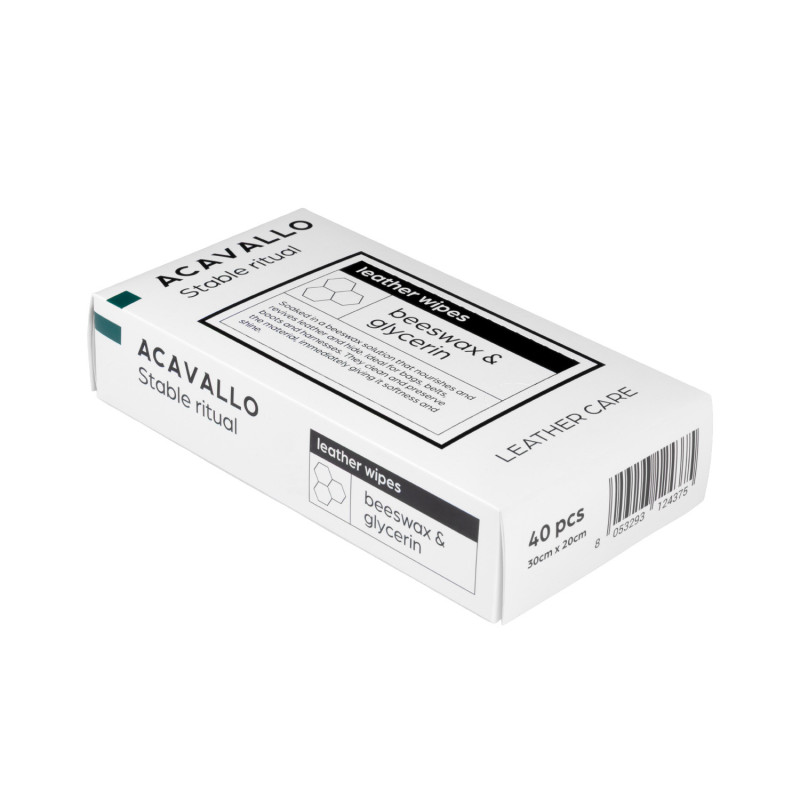 Lingettes cuir à la cire d’abeille Care Line Acavallo
