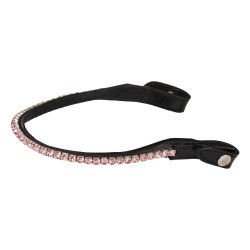 Frontal en cuir avec cristaux carrés Acavallo
