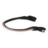 Frontal en cuir avec cristaux carrés Acavallo