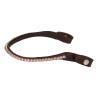 Frontal en cuir avec cristaux carrés Acavallo