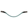 Frontal en cuir avec cristaux carrés Acavallo
