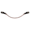Frontal en cuir avec cristaux carrés Acavallo