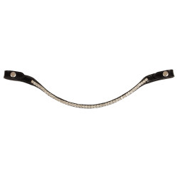 Frontal en cuir avec cristaux carrés Acavallo