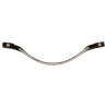 Frontal en cuir avec cristaux carrés Acavallo