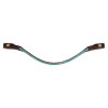 Frontal en cuir avec cristaux carrés Acavallo