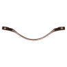 Frontal en cuir avec cristaux carrés Acavallo