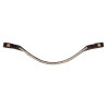 Frontal en cuir avec cristaux carrés Acavallo