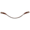 Frontal en cuir avec cristaux carrés Acavallo