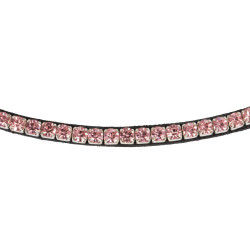 Frontal en cuir avec cristaux carrés Acavallo