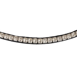 Frontal en cuir avec cristaux carrés Acavallo