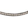 Frontal en cuir avec cristaux carrés Acavallo