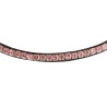 Frontal en cuir avec cristaux carrés Acavallo