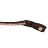 Frontal en cuir avec cristaux carrés Acavallo