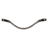 Frontal en cuir avec cristaux étoile Acavallo