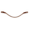 Frontal en cuir avec cristaux étoile Acavallo