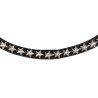 Frontal en cuir avec cristaux étoile Acavallo