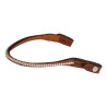 Frontal en cuir avec cristaux ovales Acavallo
