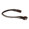 Frontal en cuir avec cristaux ovales Acavallo