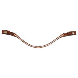 Frontal en cuir avec cristaux ovales Acavallo