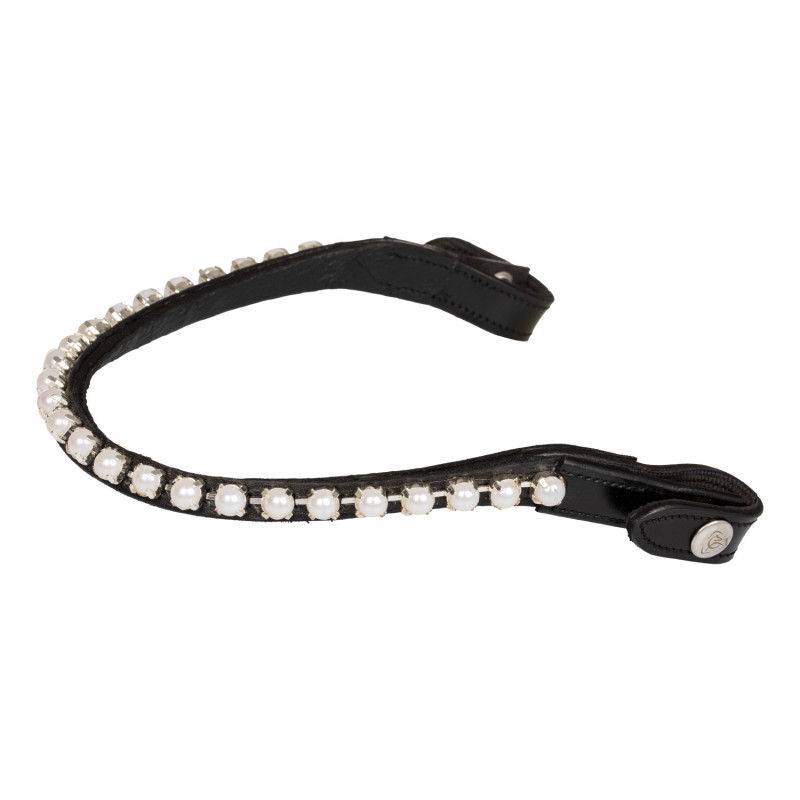 Frontal en cuir avec perles Acavallo