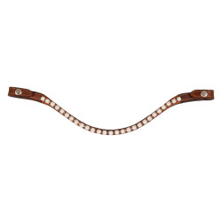 Frontal en cuir avec perles Acavallo