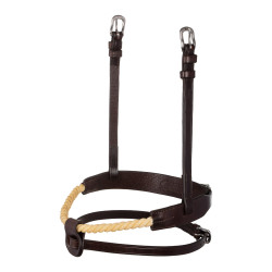 Muserolle combinée en cuir et corde Acavallo