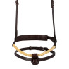 Muserolle combinée en cuir et corde Acavallo