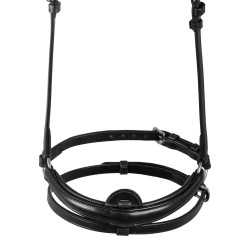 Muserolle combinée en cuir Acavallo