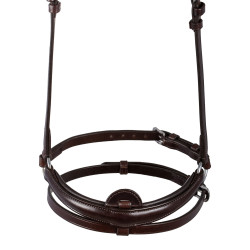 Muserolle combinée en cuir Acavallo